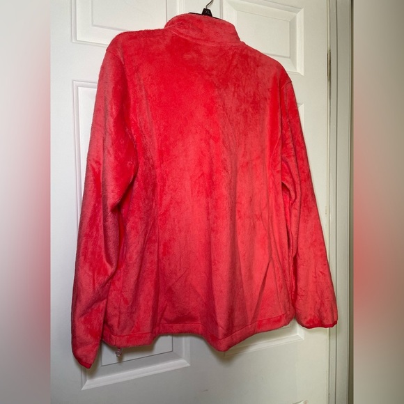 Free Country Woman’s Coral Butter Pile Jacket NWT Full Zip Size XL Adjustable - Picture 6 of 8